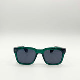 Square Sunglasses in Green Black