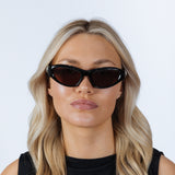 Star Racer Sunglasses in Black Brown
