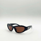 Star Racer Sunglasses in Black Brown
