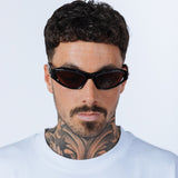 Star Racer Sunglasses in Black Brown