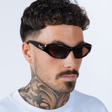 Star Racer Sunglasses in Black Brown