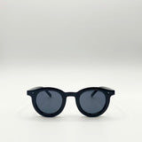 Bold Rounded Sunglasses in Black