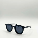 Bold Rounded Sunglasses in Black