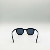 Bold Rounded Sunglasses in Black