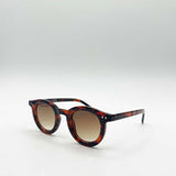 Bold Rounded Sunglasses in Tortoiseshell