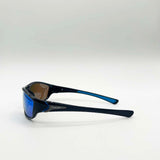 Outdoor Racer Sunglasses in Black Blue with Hard Case