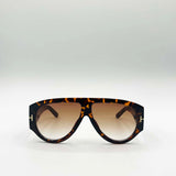 Oversized Rounded Tortoiseshell Sunglasses