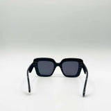 Bold Square Sunglasses in Black