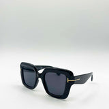 Bold Square Sunglasses in Black