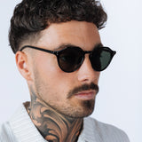 Classic Preppy Plastic Frame Sunglasses