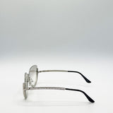 Pearl Sunglasses in Silver Grey