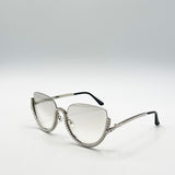 Pearl Sunglasses in Silver Grey