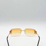 Butterfly Y2K Rimless Sunglasses