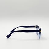 Two Tone Cat-Eye Sunglasses in Blues