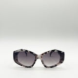 Angular Cat-Eye Sunglasses in Multi