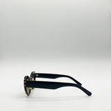 Oval Cat-Eye Sunglasses in Tortoise