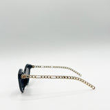 Cat-Eye Sunglasses in Black