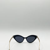 Cat-Eye Sunglasses in Black