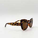 Oversized Cat-Eye Sunglasses in Tortoiseshell