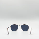 Metal Frame Aviator Style Square Sunglasses