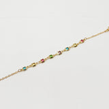 Square Crystal Chain Bracelet