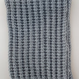 Grey Chunky Knitted Scarf
