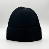 Ribbed Beanie Hat In Black