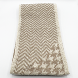 Houndstooth and Herringbone Double Sided Scarf