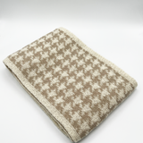 Houndstooth and Herringbone Double Sided Scarf