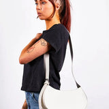 Saddle Bag in Off White