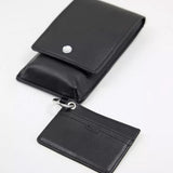 Rectangle PU Leather Crossbody Bag with Chain Strap