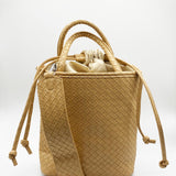 Ariella Woven PU Leather Cross Body Bag