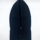 Knitted Balaclava with Snap Fastening