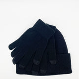Knitted Beanie And Gloves Set
