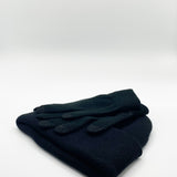 Knitted Beanie And Gloves Set