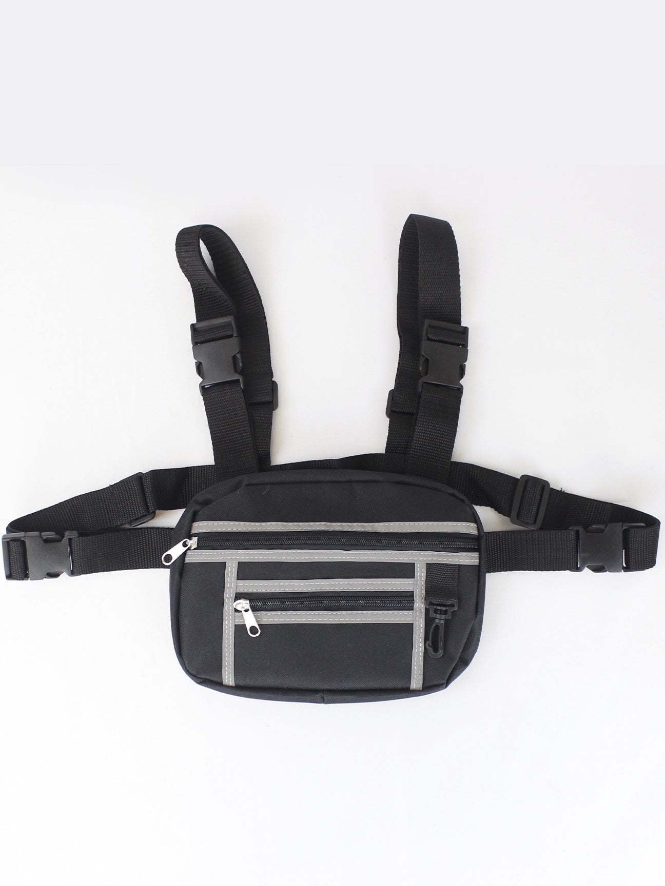 BLACK CHEST BAG - svnx