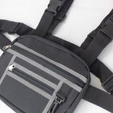 BLACK CHEST BAG - svnx