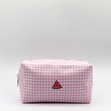 Cosmetic Case With Watermelon Embroidery