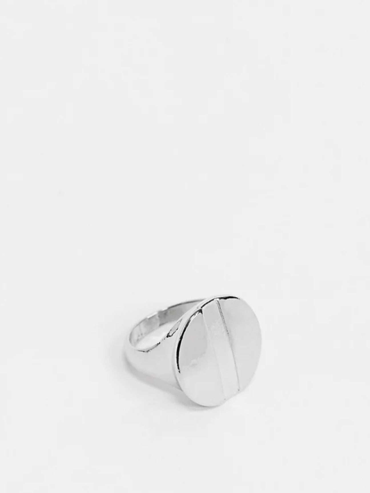 Screw Shaped Silver Ring - svnx
