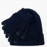 Beanie And Touchscreen Gloves Set