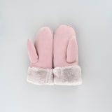 Faux Fur Cuff Mittens - svnx