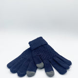 Textured Touchscreen Knitted Gloves