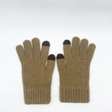 Ribbed Knitted Gloves