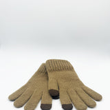 Ribbed Knitted Gloves