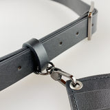 PU Leather Belt with Dettachable Card Holder