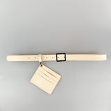 PU Leather Belt with Dettachable Card Holder
