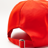DARCIE Soft nylon 'enjoy the now' embroidered baseball cap in setting sun