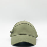Baseball Cap With Carabiner Clip