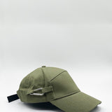 Baseball Cap With Carabiner Clip