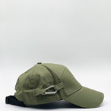 Baseball Cap With Carabiner Clip